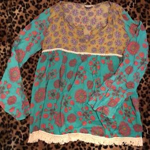 Floral Boho Top